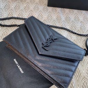 YSL chain wallet purse